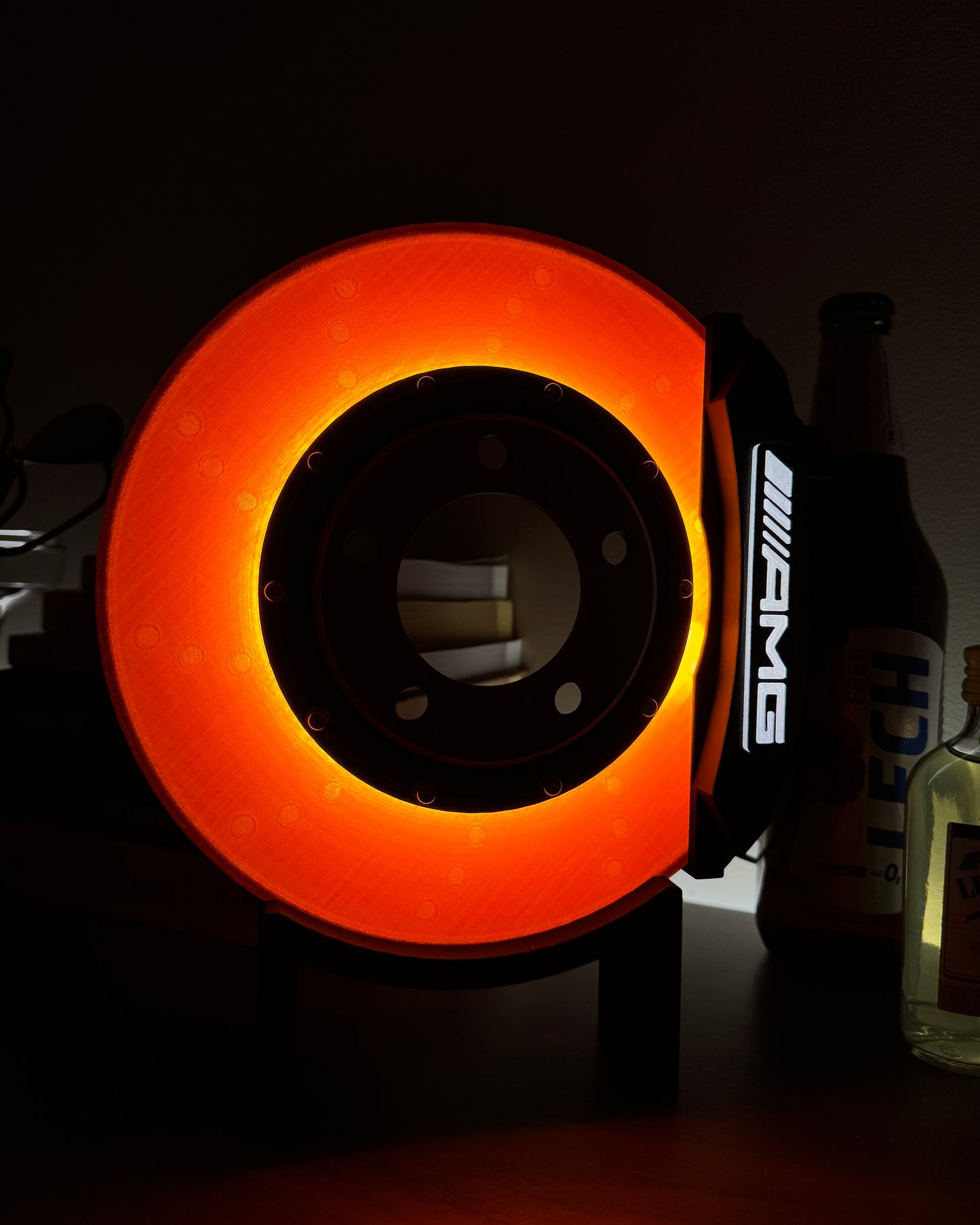 Neonbrakes® lampa LED w kształcie tarczy hamulcowej