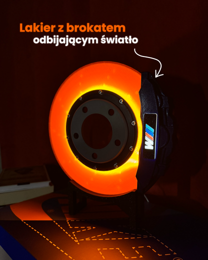 Neonbrakes® lampa LED w kształcie tarczy hamulcowej