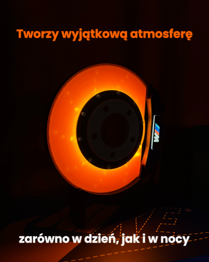 Neonbrakes® lampa LED w kształcie tarczy hamulcowej
