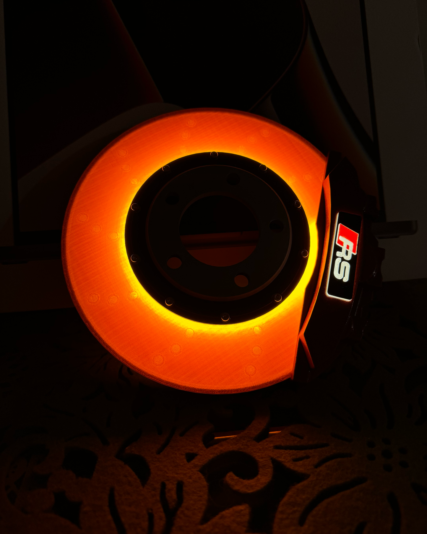 Neonbrakes® lampa LED w kształcie tarczy hamulcowej