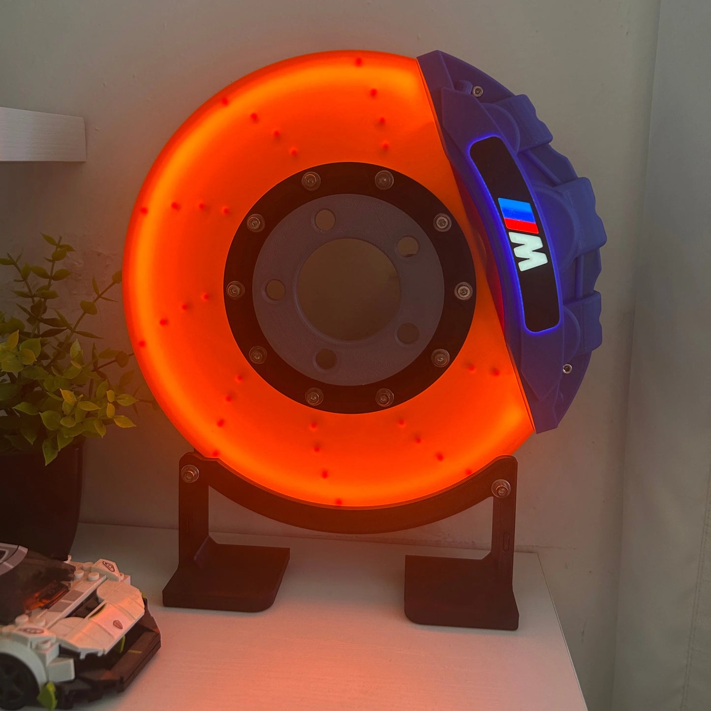 Neonbrakes® lampa LED w kształcie tarczy hamulcowej
