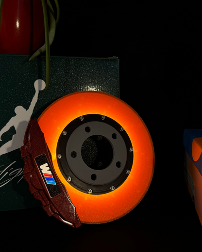 Neonbrakes® lampa LED w kształcie tarczy hamulcowej